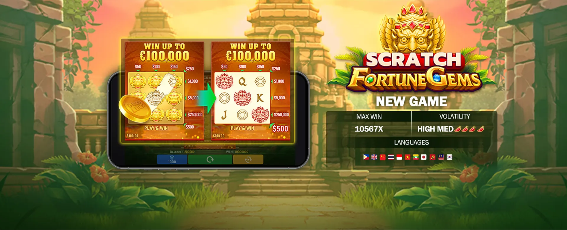 People playing Tongits card game with PH333 Slot casino background